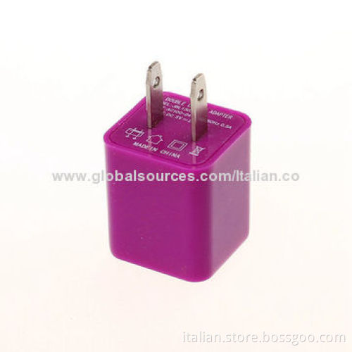 USB Charger with 100 to 240V Input, 0.5 to 2A Current Range
